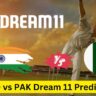 India vs Pakistan Dream11 Prediction Today Match